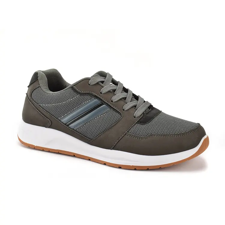 Fujian Suppliers Comfortable Mesh Anti Slip Round Head Mens Casual Shoes Sneakers